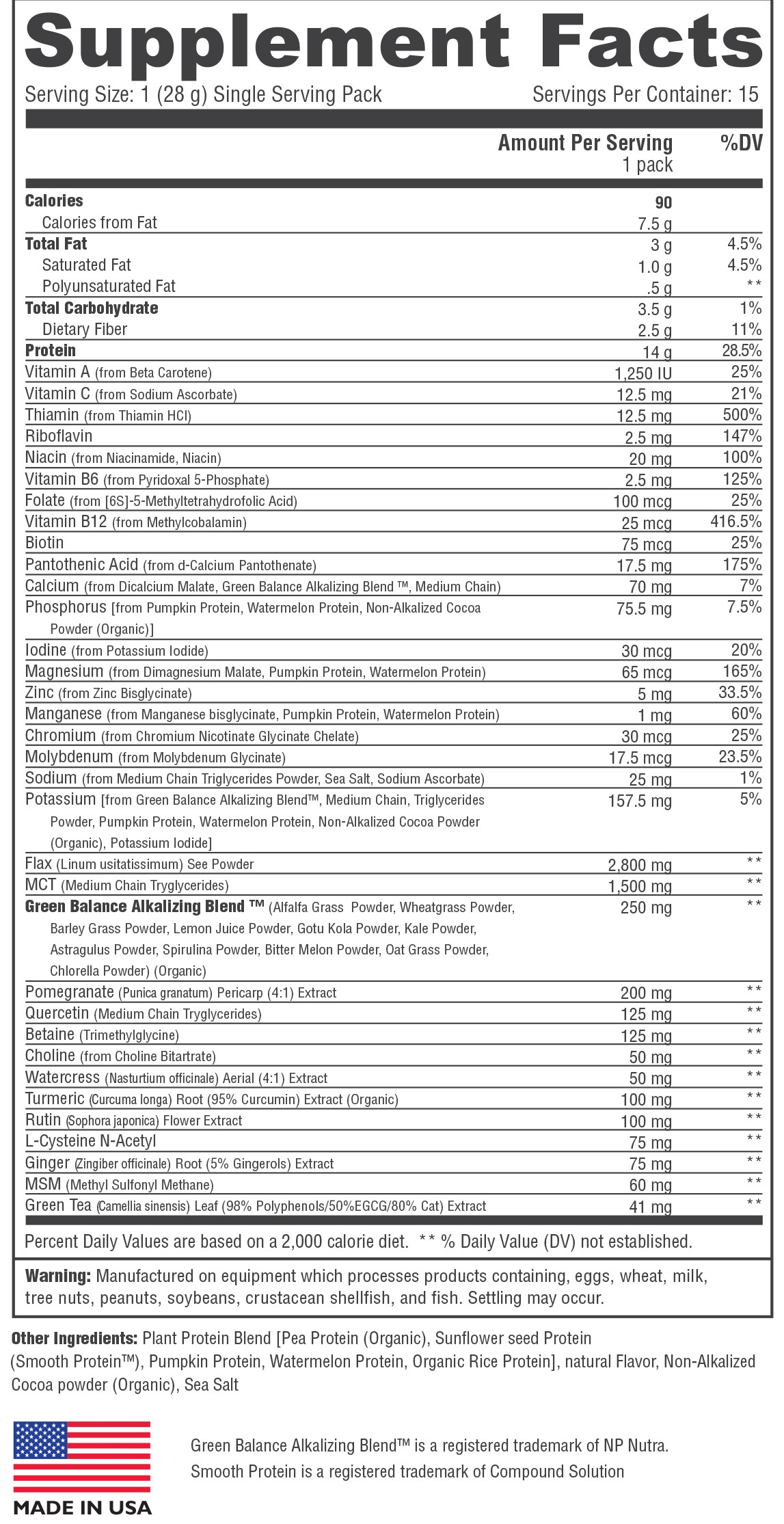 Keto-Green® Shake Single Serving