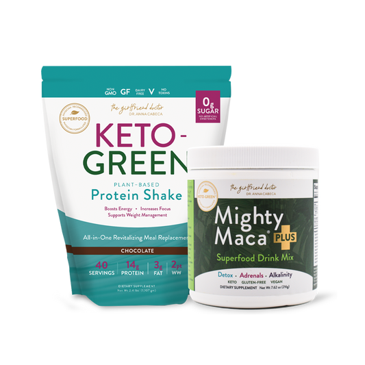 Keto-Green Shake and Mighty Maca