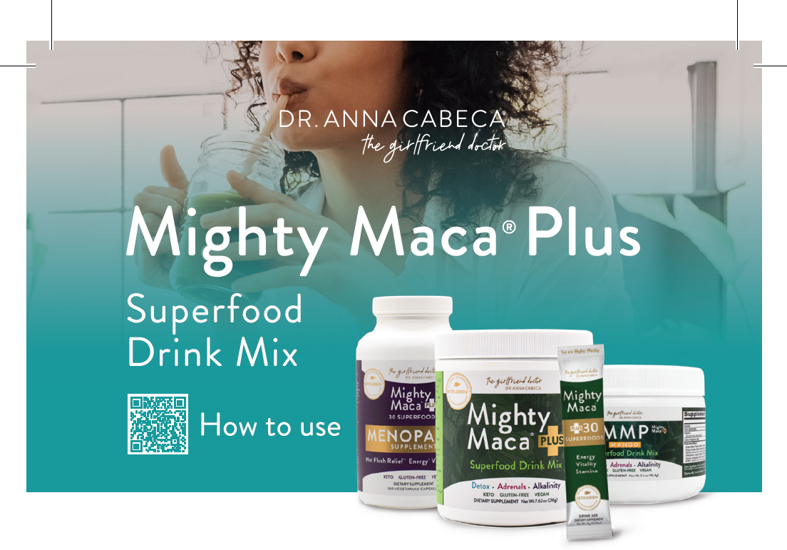 Mighty Maca Plus & Keto-Green Line Card
