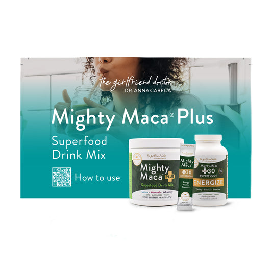 Mighty Maca Plus Info Line Card