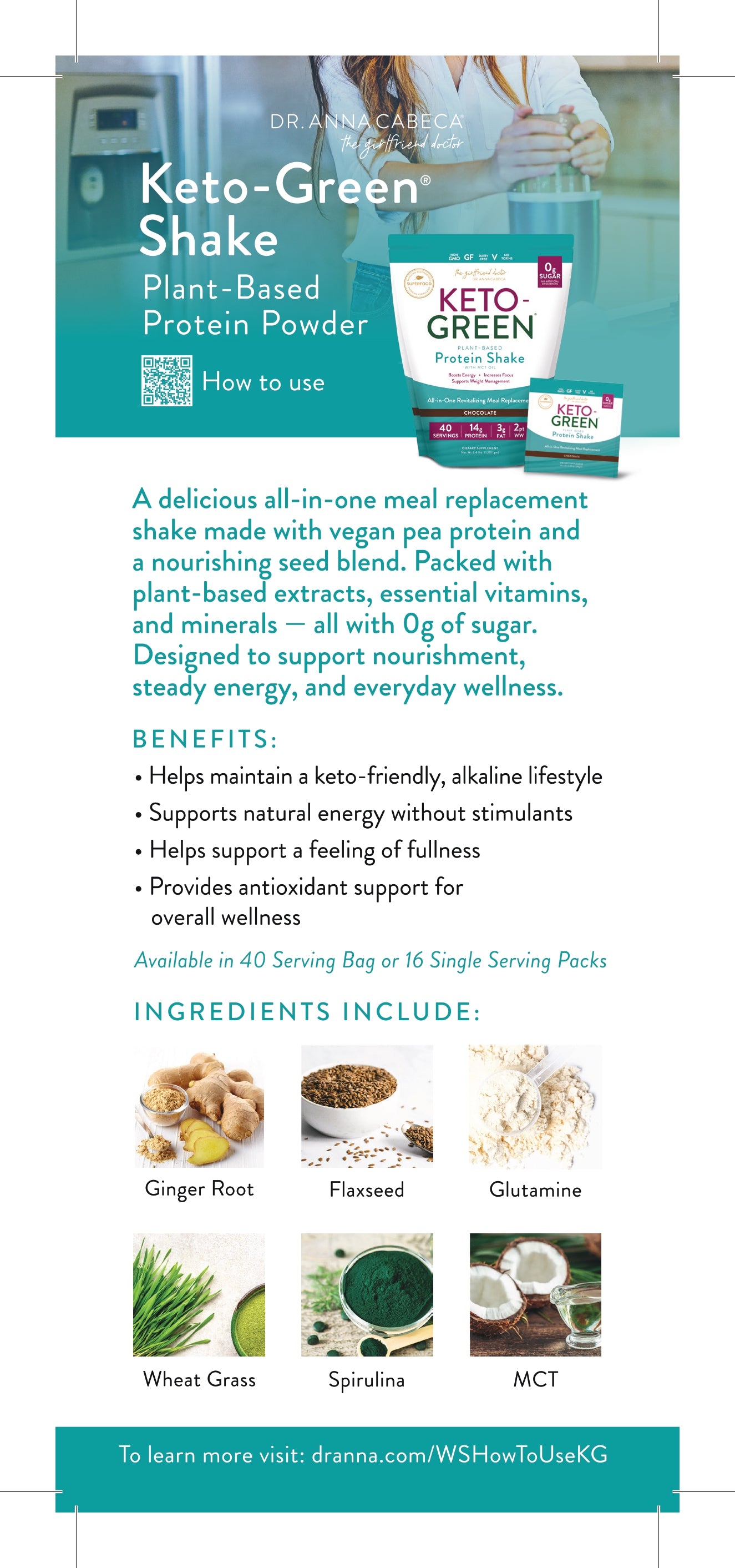 Mighty Maca Plus & Keto-Green Line Card